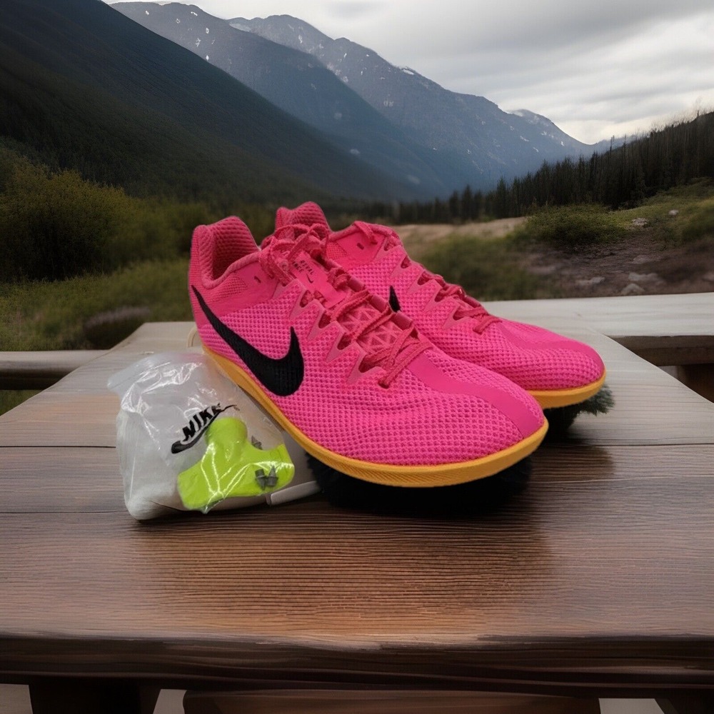 Nike Track Shoes Mens Size 10 Hyper Pink Rival Distance Running DC8725-600